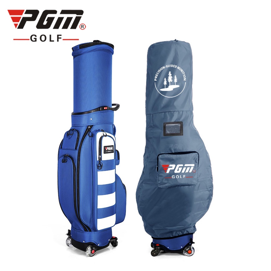 Túi Gậy Golf Fullset Nắp Cứng 4 Bánh Đa Năng - PGM QB081 Retractable Golf Bag
