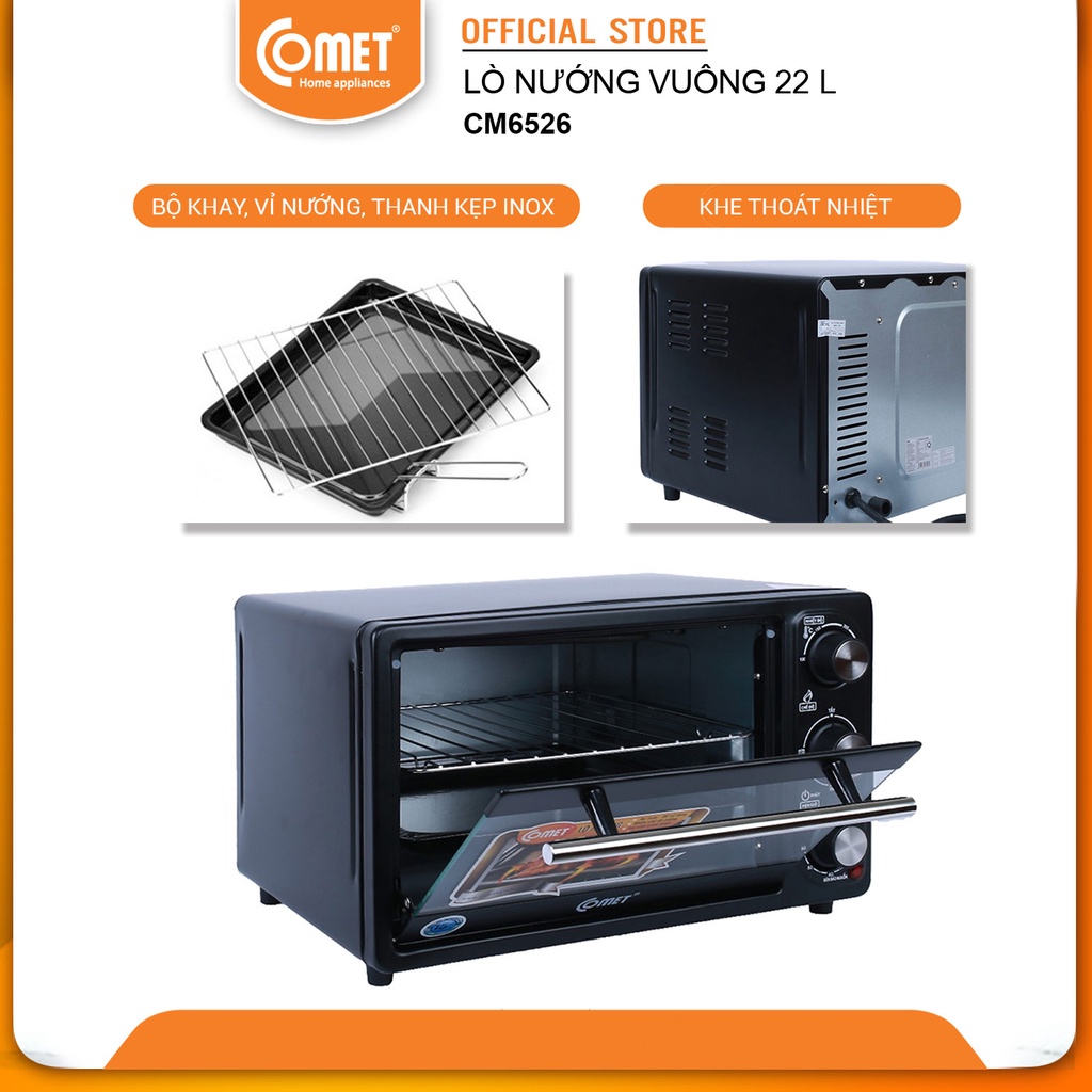 Lò nướng điện 22L Comet CM6526