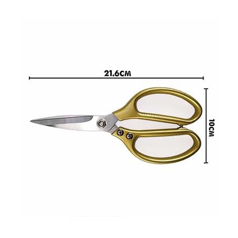 Kéo Cắt Gà Kéo Nhật Làm Bếp Đa Năng Cán Thép Cắt Vải Cắt Giấy SK5 Siêu Sắc Size Lớn 23 cm