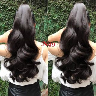Ngoạm xoăn lọn dài tóc giả n49