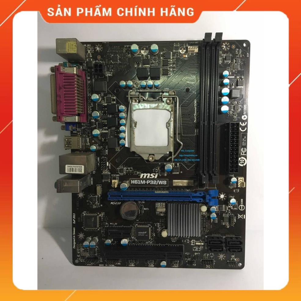 Bo mạch chủ MSI H61 zin đét chạy mượt