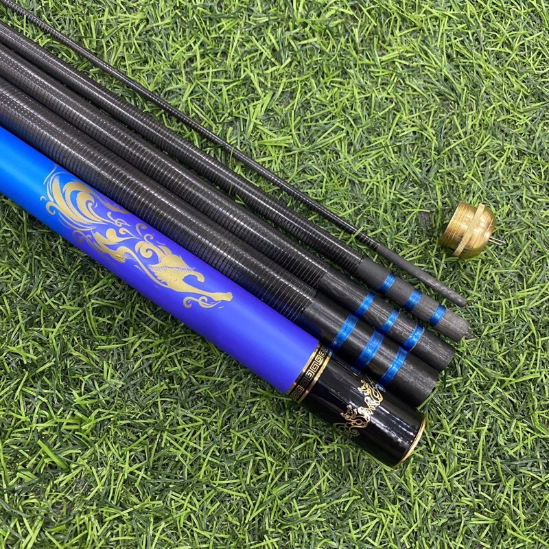 Cần tay   Xanh ngọc 5H vân xoắn cacbon nhà sx TPC5