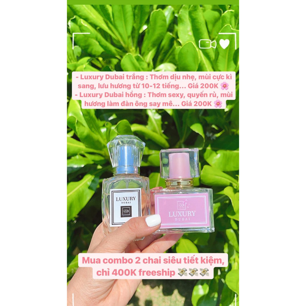 TINH DẦU NƯỚC HOA LUXURY DUBAI | Thế Giới Skin Care