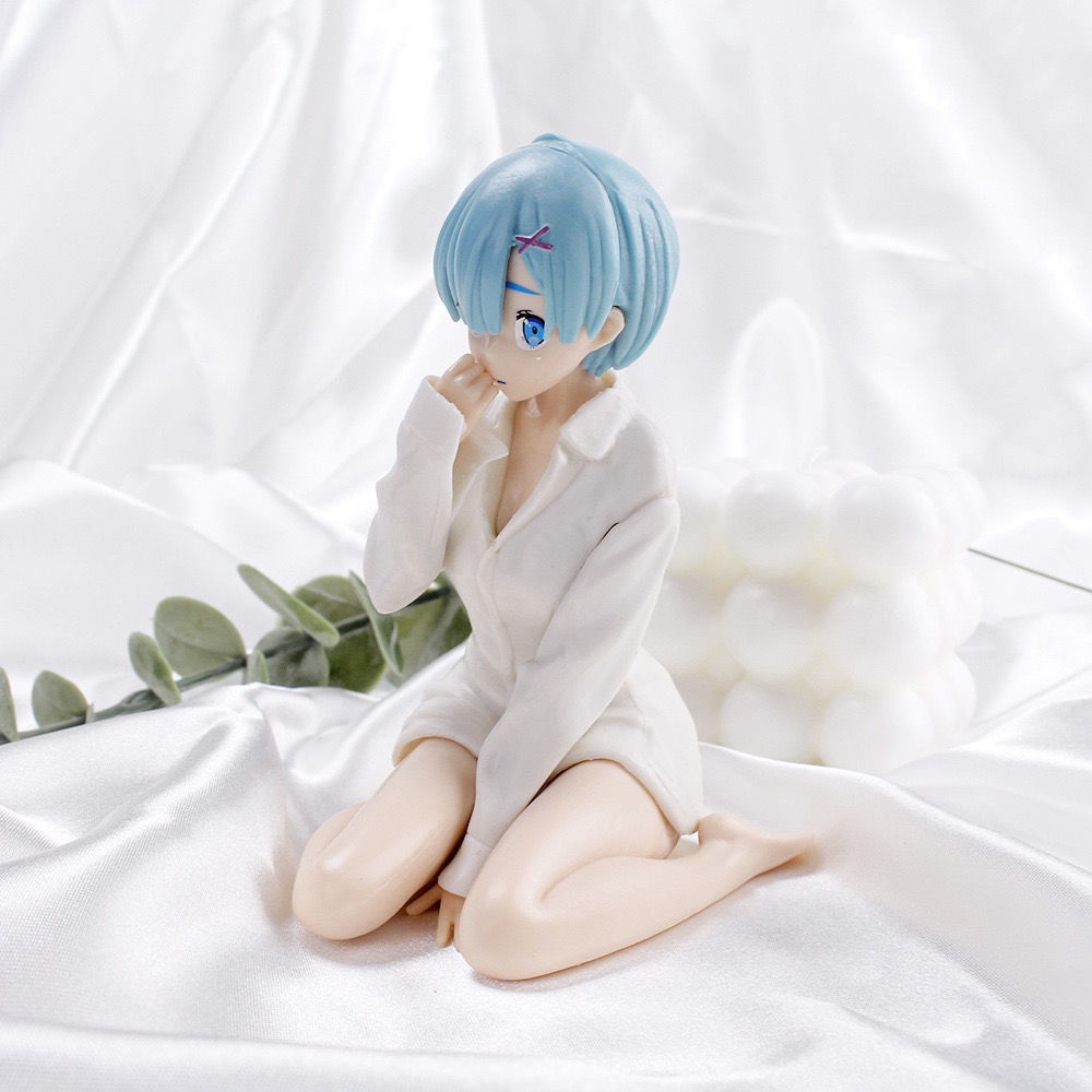 (11cm) Mô Hình Nhân Vật Rem mặc áo sơ mi oversized sexy - Mô hình RE:ZERO