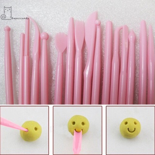 14pcs Plastic Crafts Clay Modeling Tool for Shaping and Sculpting