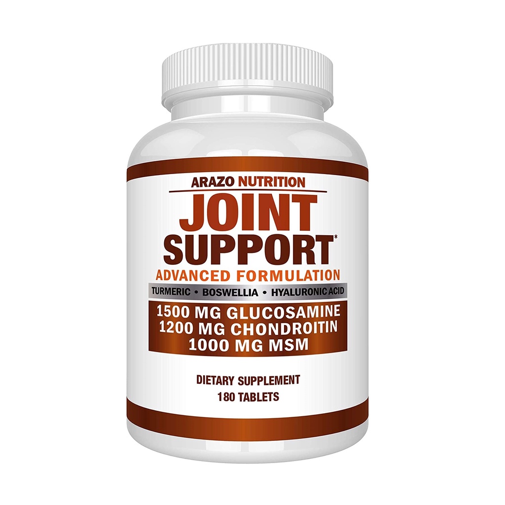 Arazo Nutrition Joint Support Glucosamine Chondroitin MSM - Viên Uống Hỗ Trợ Sức Khỏe Xương Khớp 180 viên