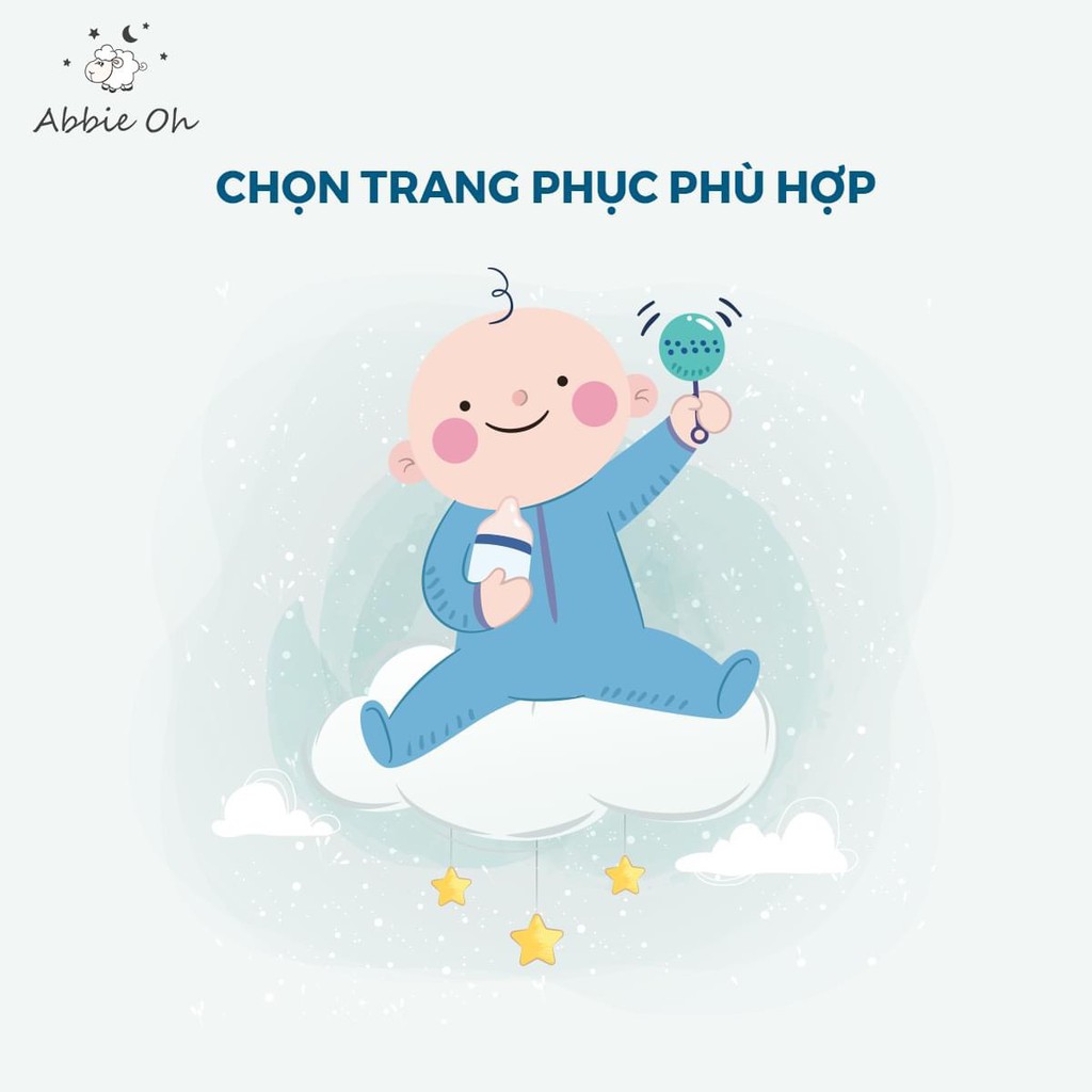 Bộ Quần Áo Buộc Dây Chéo Cho Bé| 0-3 Tuổi | ABBIEOH | B064 AW18