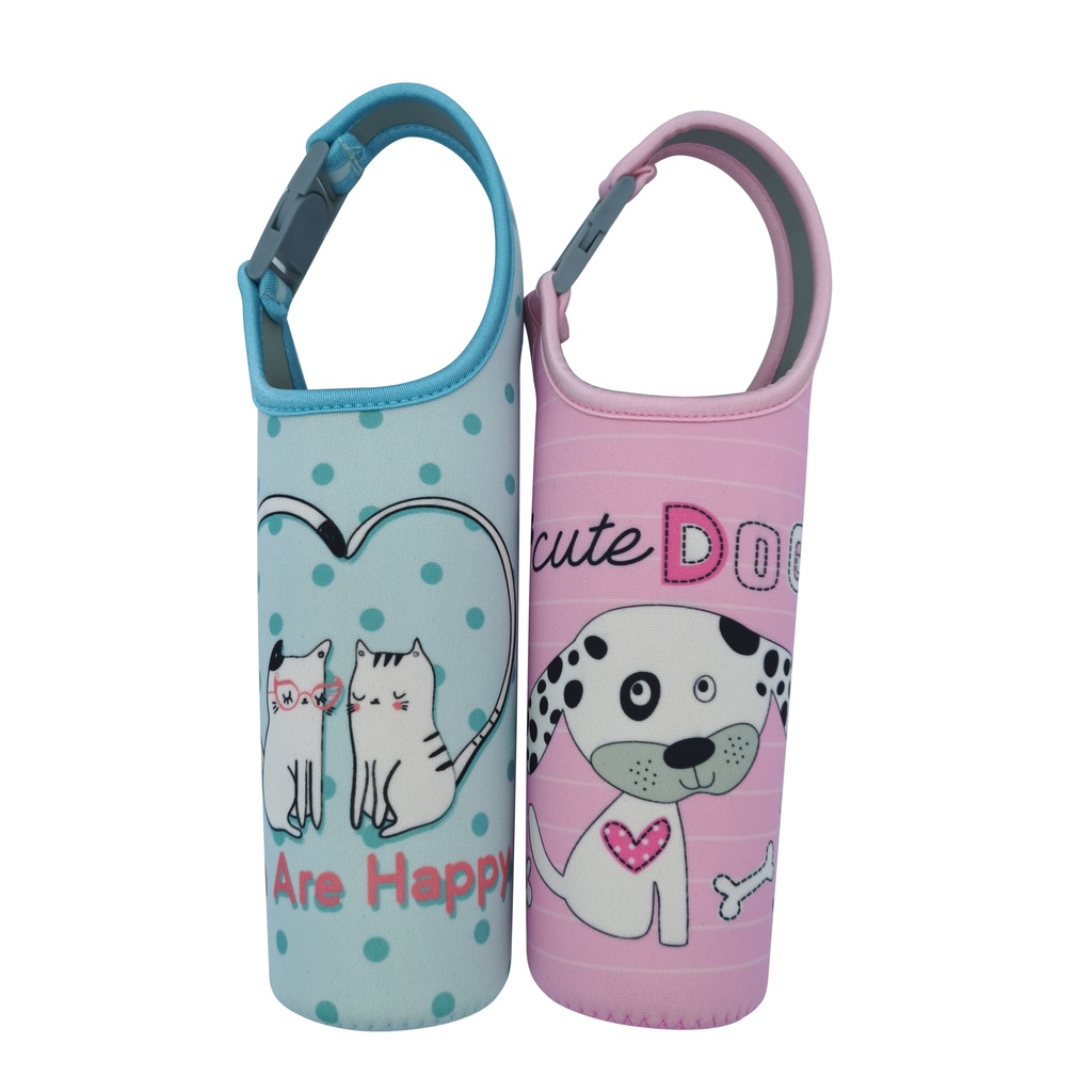 Bình Nước Giữ Nhiệt Họa Tiết Hoạt Hình Dễ Thương 550ML (6.7 * 18.5CM)