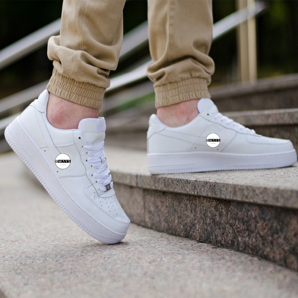 Giày sneaker AF1 trắng nam nữ, giày Af1 trắng - Hàng sẵn tặng Full Box Bill | BigBuy360 - bigbuy360.vn