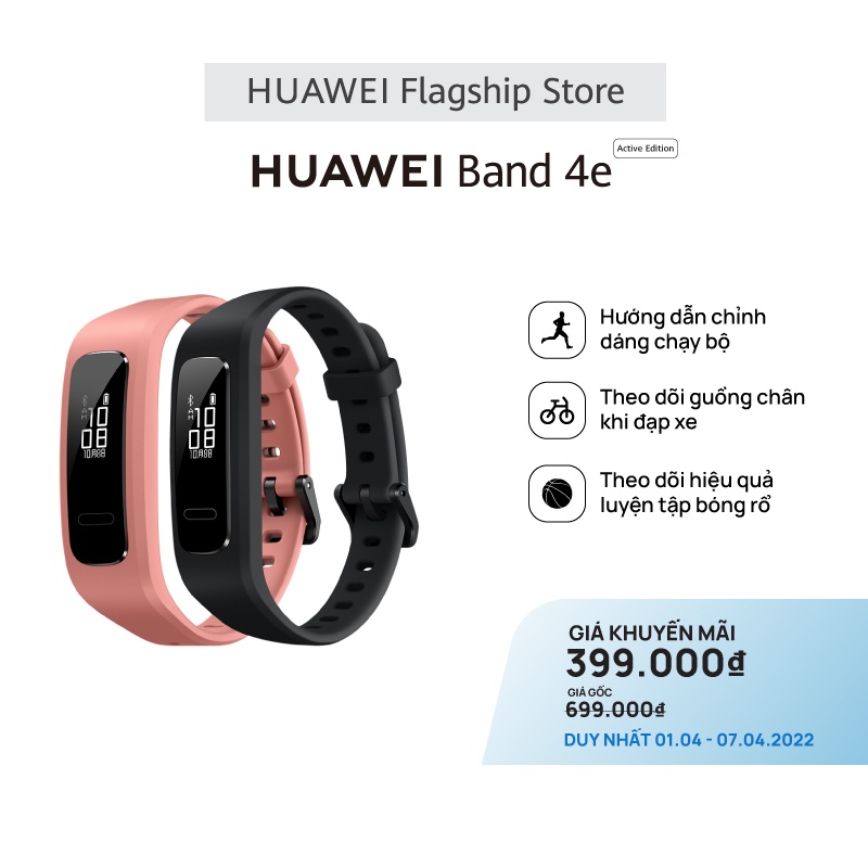 Vòng Đeo Tay Thông Minh HUAWEI Band 4e|Hướng Dẫn Chỉnh Dáng Chạy Bộ|Theo Dõi Đạp Xe