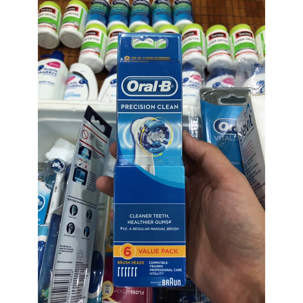 ĐẦU THAY THẾ bàn chải đánh răng điện Oral-B Vitality Plus chính hãng từ Úc
