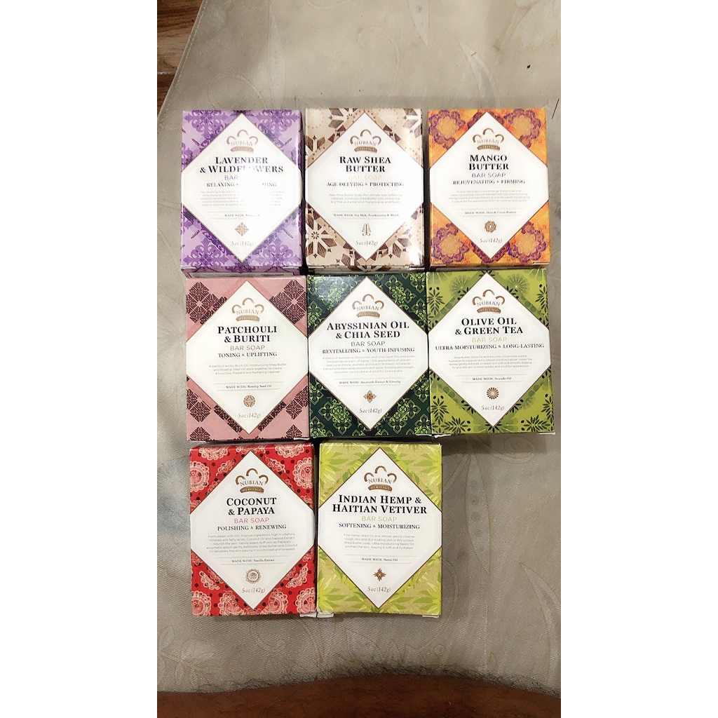 142g bar soap Nubian xà bông tắm