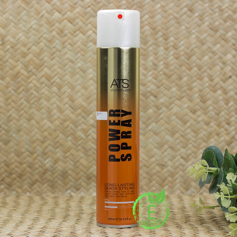 [ CHÍNH HÃNG - SHOP TPHCM] Gôm xịt cứng ATS STYLEMUSE POWER SPRAY 300ml | Nhập khẩu Hàn Quốc