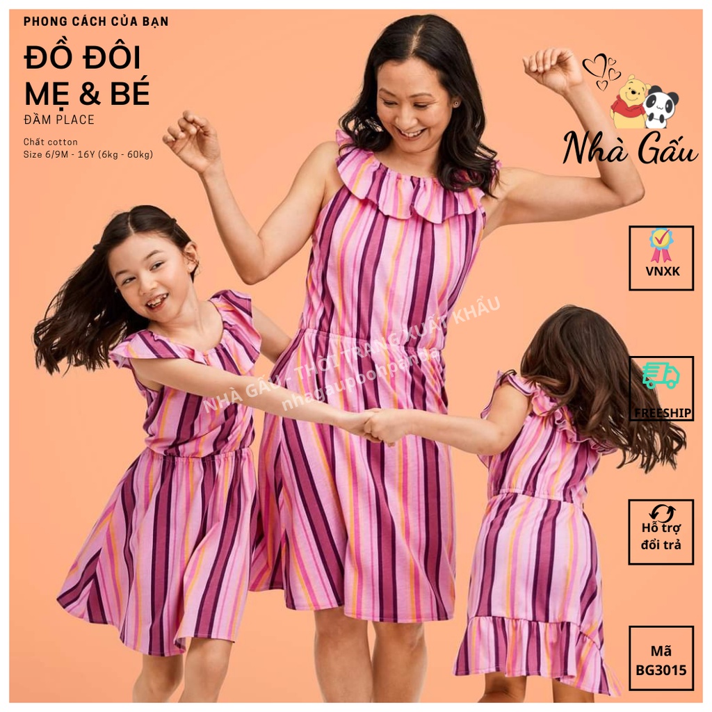 Đầm đôi mẹ con PLACE BG2252