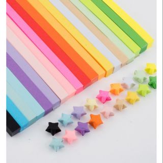 Giấy xếp sao kim tuyến vĩ 50 cái