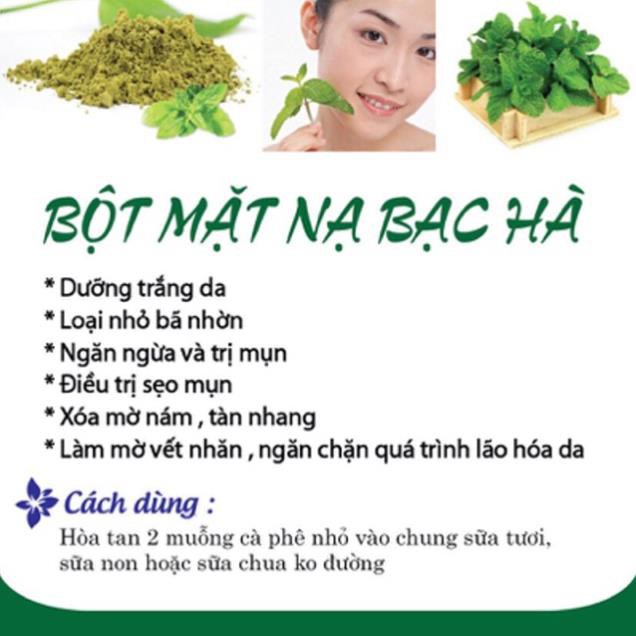 Bột Bạc Hà Handmade - Mát Da + Thư Giãn BaoNhu_Cosmetics