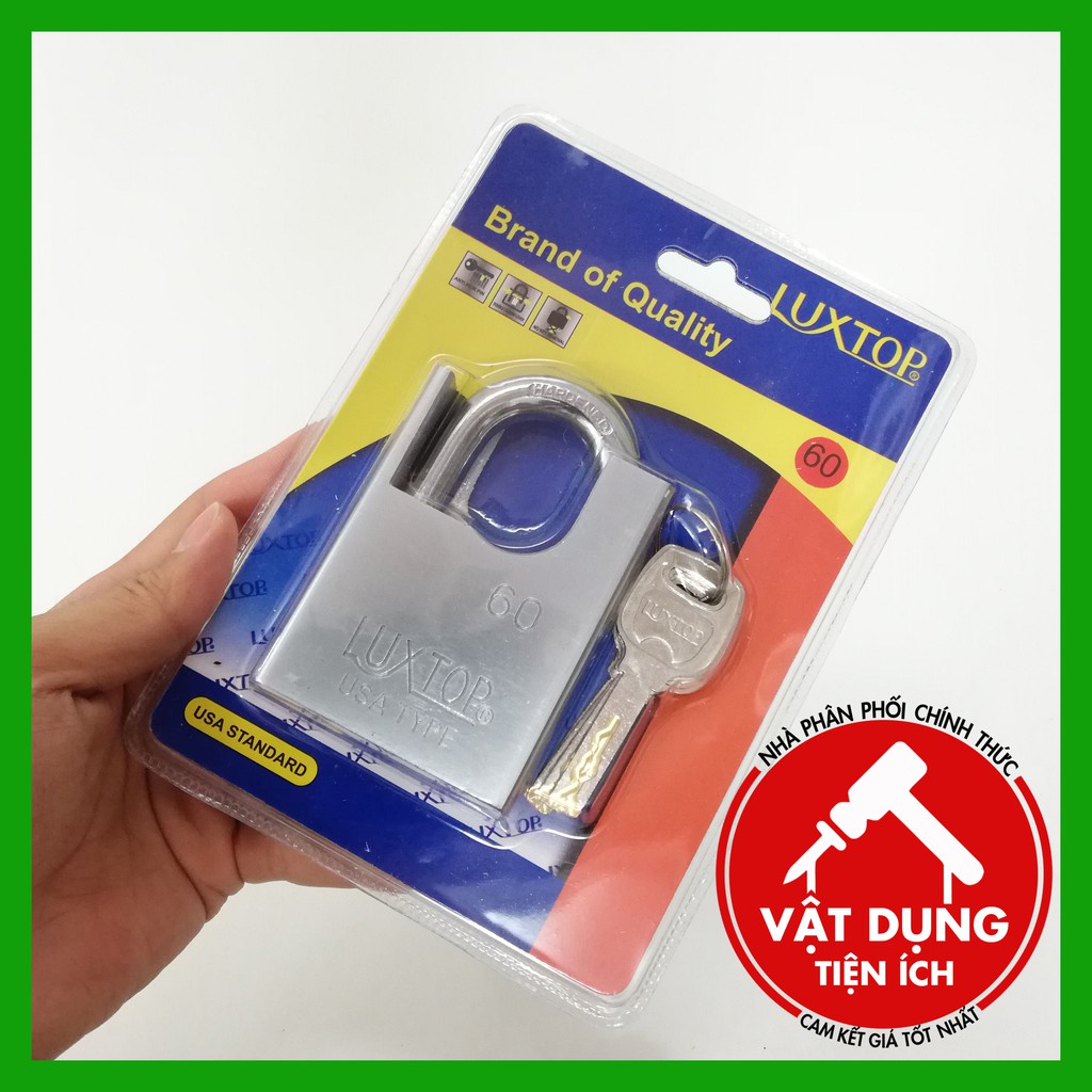 Ổ khóa chống cắt Luxtop 60mm, chìa xe hơi đẳng cấp