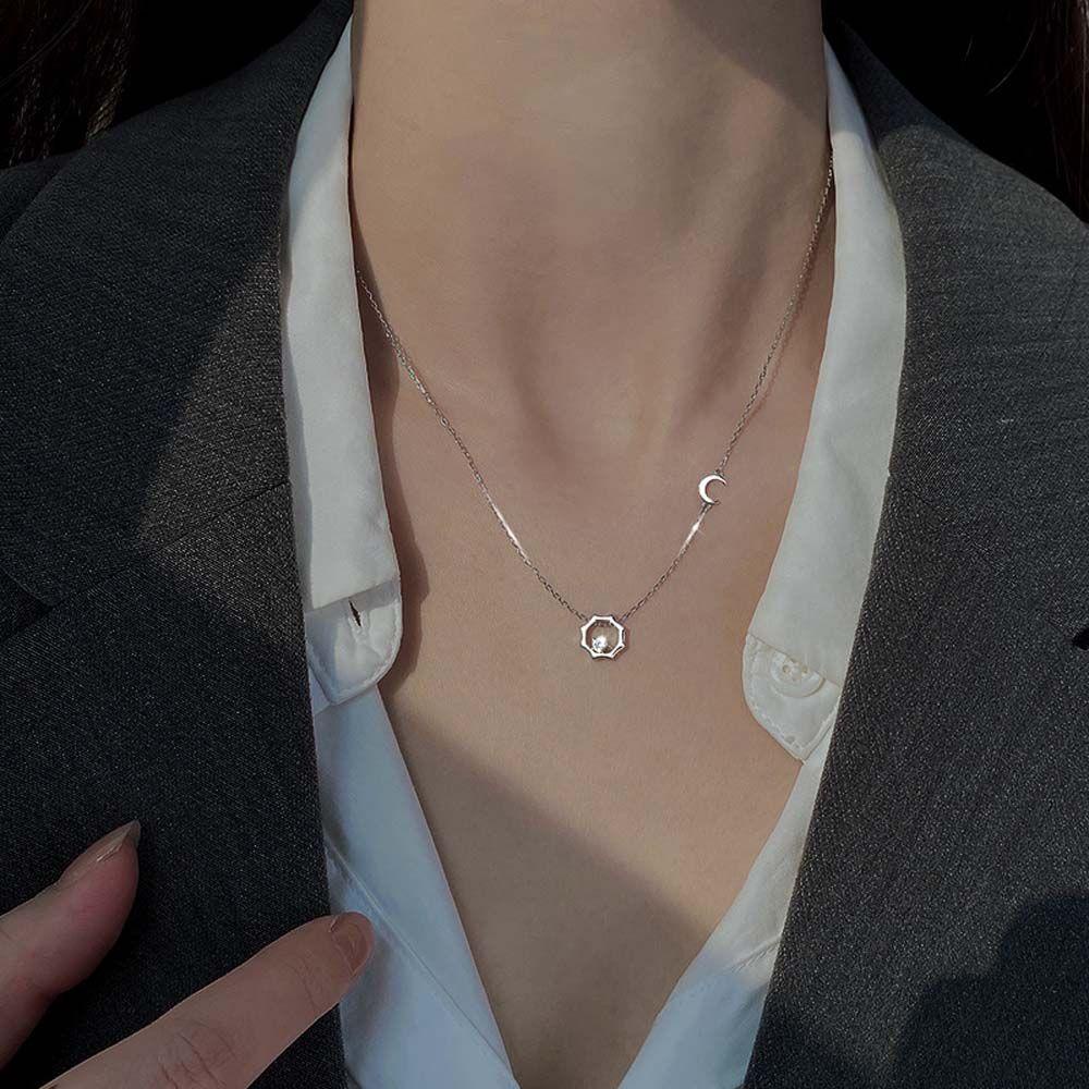 Vòng cổ Thiết Kế Sáng Tạo Ngọt Ngào Cho Bạn Gái|Vòng cổ Đồng Phong Cách Hàn Quốc
