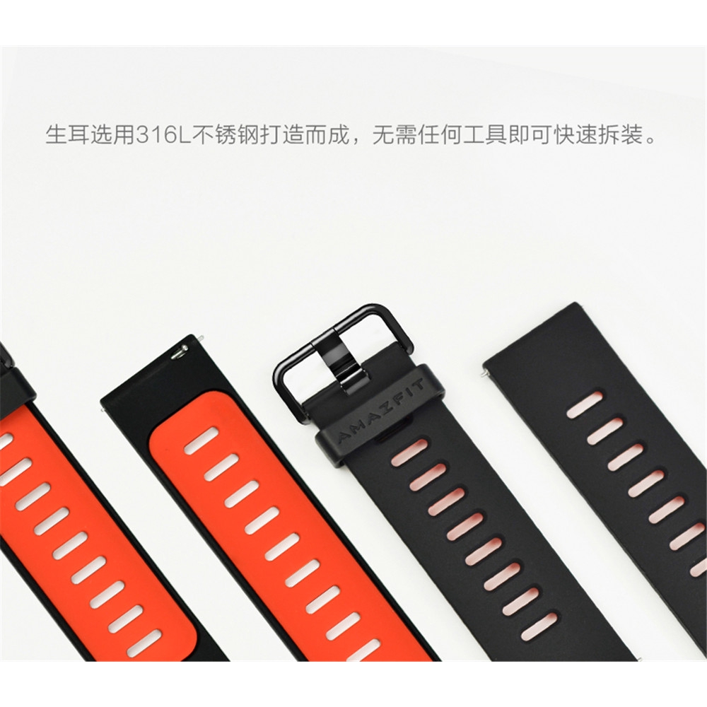 Dây Đeo Tay Thay Thế 22mm Bằng Silicon Cho Đồng Hồ Huawei Watch GT 2 46mm GT2 Honor