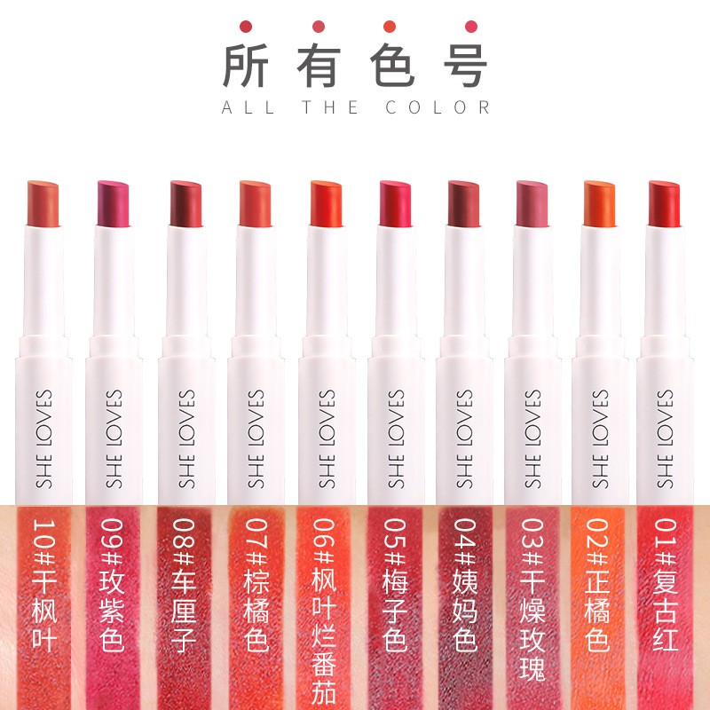 SHE LOVES – Son thỏi lì sương khói LIP Adore Mist Moist Lipstick | BigBuy360 - bigbuy360.vn