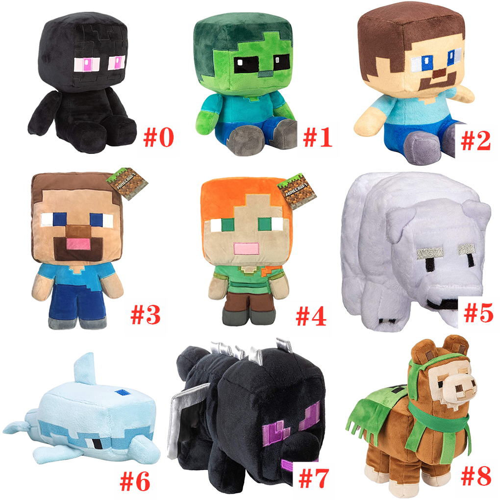 Thú Nhồi Bông Hình Nhân Vật Trong Game Minecraft Mới