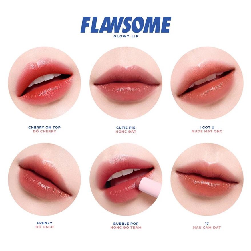 Son Tint Lì Dạng Thỏi Dưỡng Ẩm Cho Đôi Môi Căng Mọng Rạng Rỡ Miracle Apo x Ofélia Flawsome Glowy Lip 2g | BigBuy360 - bigbuy360.vn