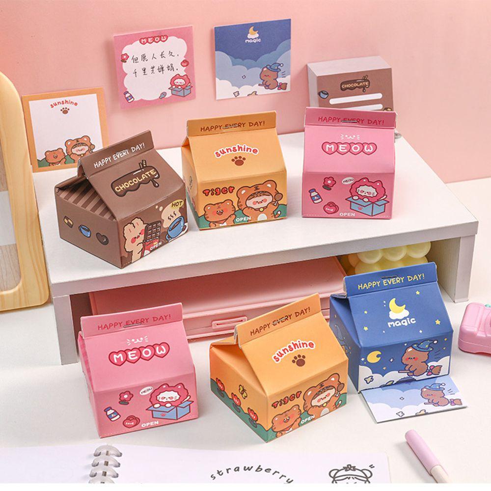 Bộ 200 Tờ Giấy Ghi Chú Nhiều Màu Sắc ​Miếng Dán Trang Trí Bằng Giấy Thiết Kế Dễ Thương