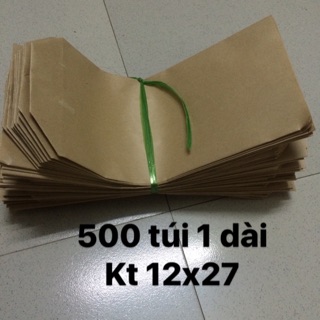 ( giấy đẹp) combo 500 túi giấy xi măng loại túi 1 dài