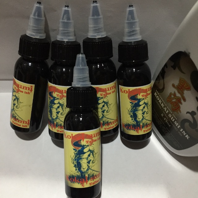 Mực xăm màu đen Kokai sumi 30ml:129k/1 chai