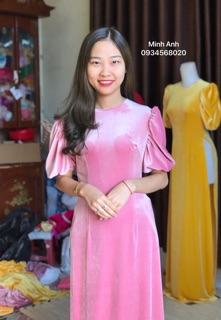 Áo dài nhung