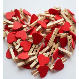 COMBO 10 KẸP TRÁI TIM (RỘNG 1CM)