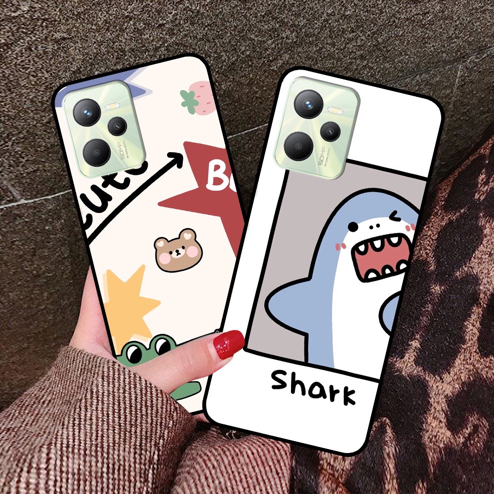 Ốp Realme C35 / Narzo 50A Prime in hình cá mập, khủng long dễ thương, cute (T01 - T06)