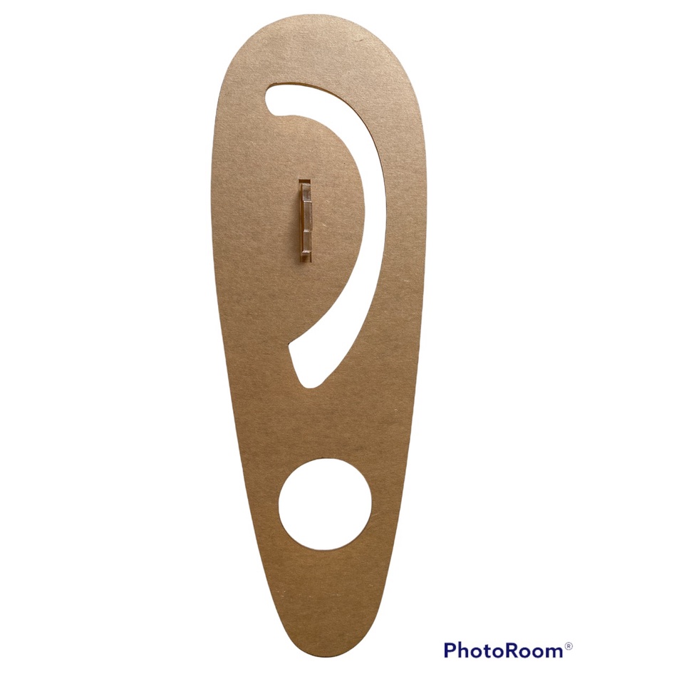 Thước Parabol mica nhựa dẽo cho giáo viên-chiều dài 39cm