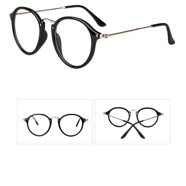 Mắt Kính Phong Cách Retro Thời Trang Unisex (tặng kèm hộp đựng kính)