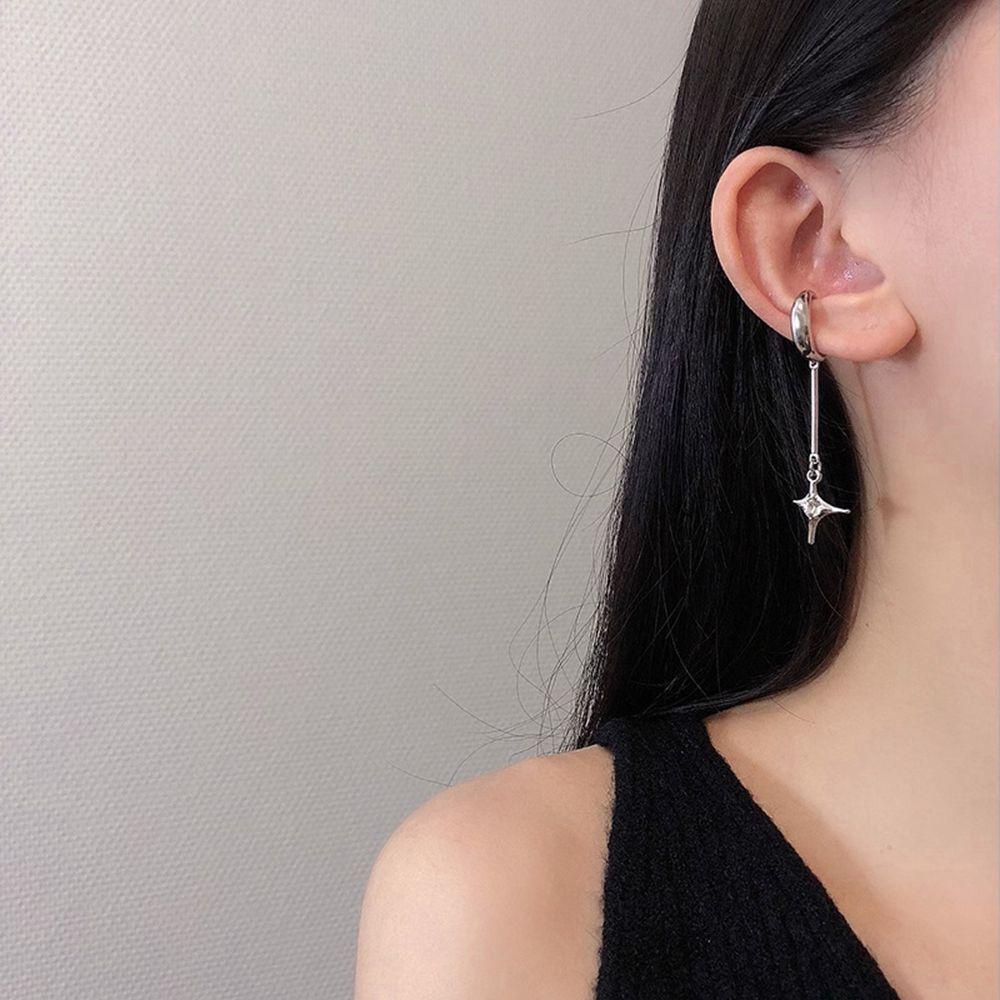 Khuyên Tai Tua Rua Không Xỏ Lỗ VANES1 Thời Trang Cá Tính Cho Nữ