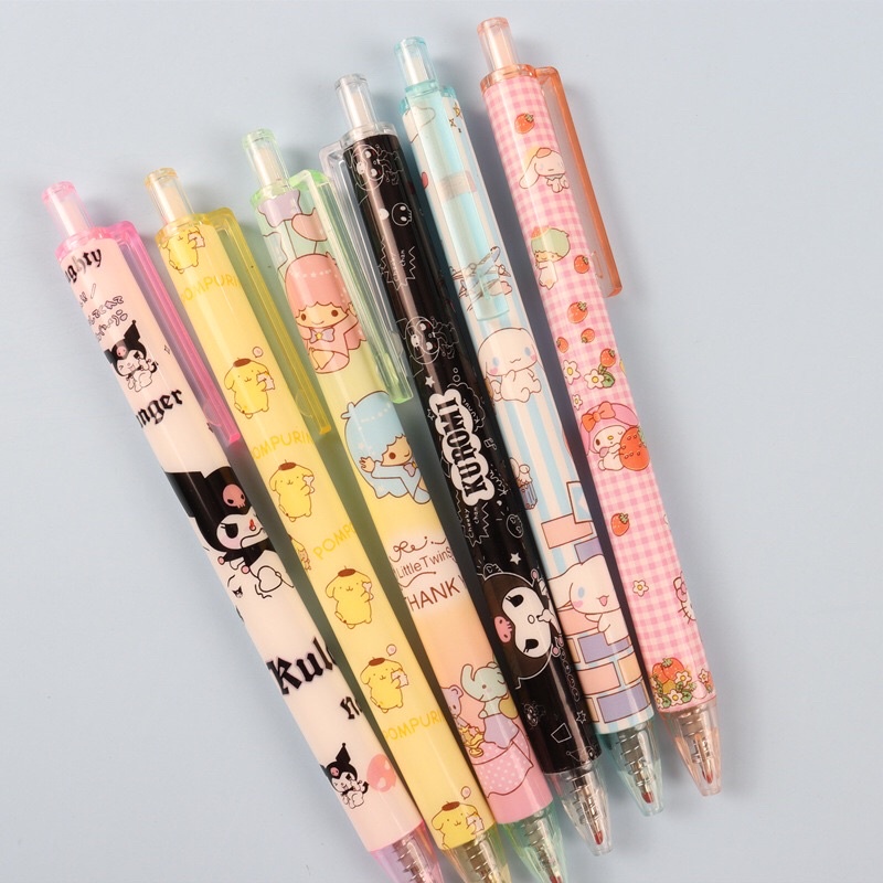 Bút gel mực xanh, mực đen 0.5mm Sanrio