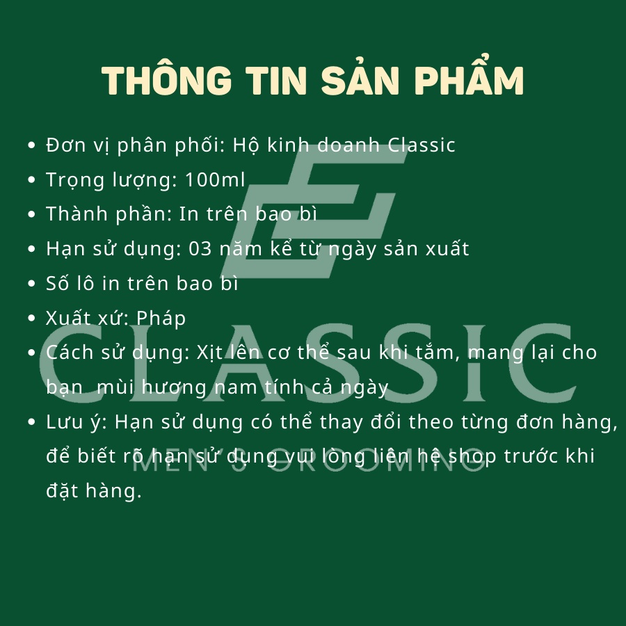 Nước hoa No 63 Eau de Toilette 100ml