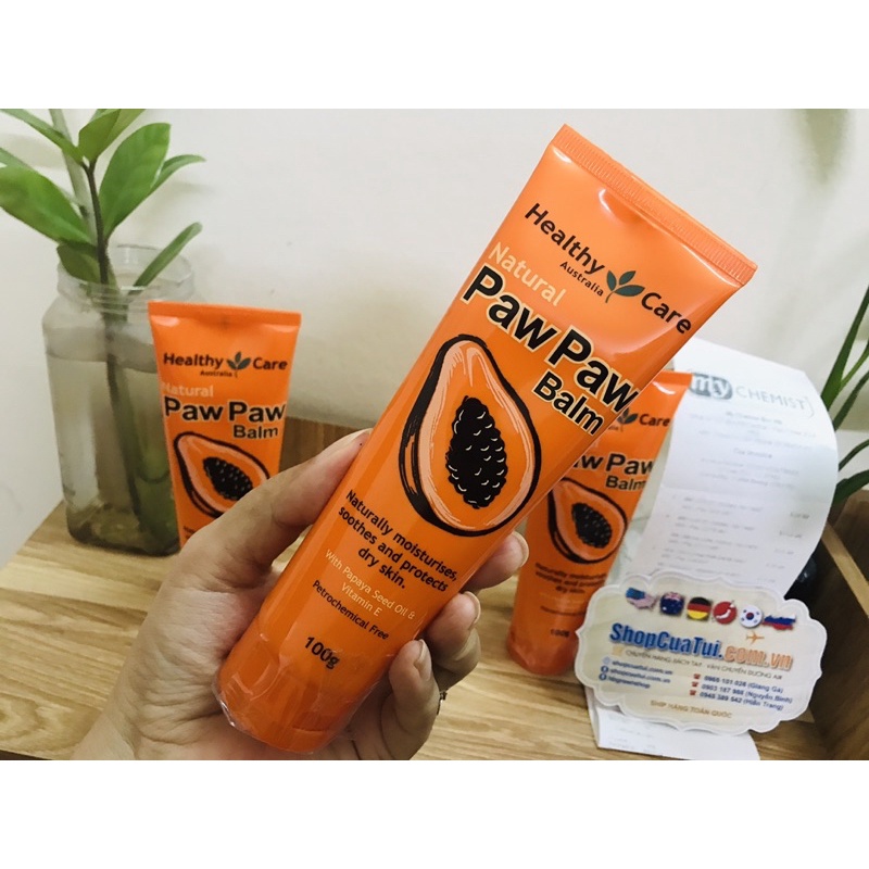 💁🏻‍♀️ Kem dưỡng da khô kem đu đủ đa năng Healthy Care Paw Paw Balm 100g 💝