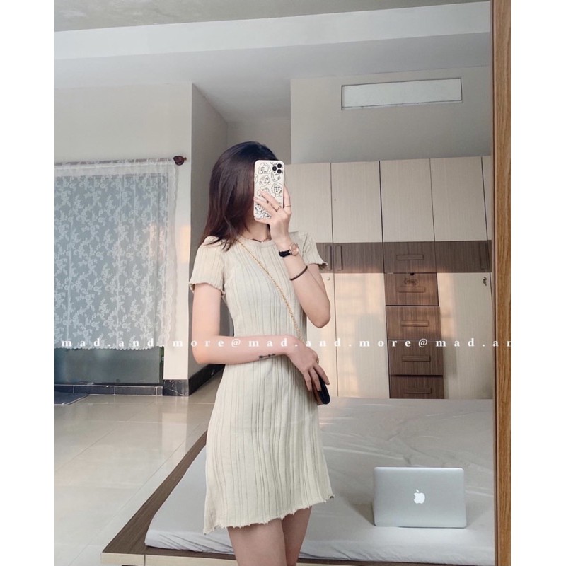 Đầm Gân Đũa Form Ôm Eo || Váy Xinh Form Đẹp