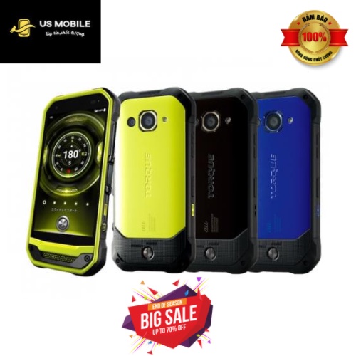 Điện Thoại Nhật Bản Kyocera Torque G03 chống nước va đập, Chơi tốt game Liên Quân, Pubg, Tốc chiến...