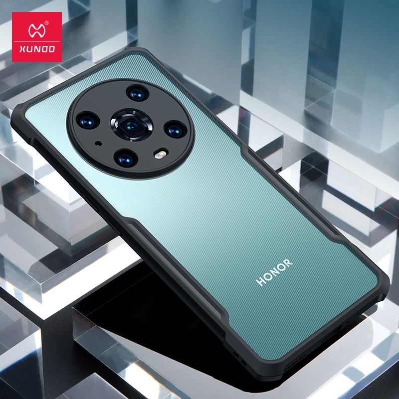 Ốp điện thoại XUNDD túi khí chống sốc trong suốt chống bám vân tay thích hợp cho Honor Magic4 Pro Huawei Magic 4 Pro