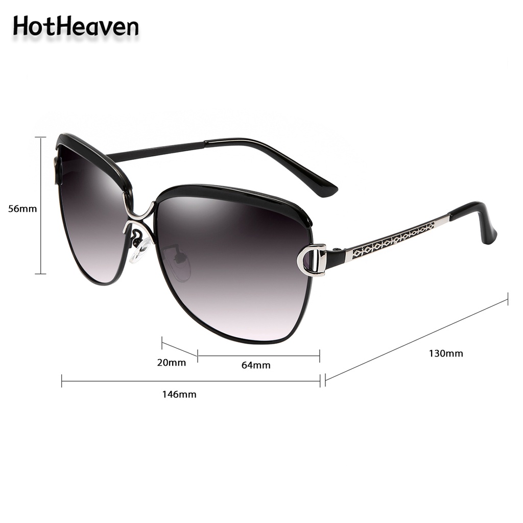 Kính Chống Tia UV Phân Cực Mặt Oval Gọng Kim Loại 5 Kiểu Dáng Thời Trang Unisex UV400