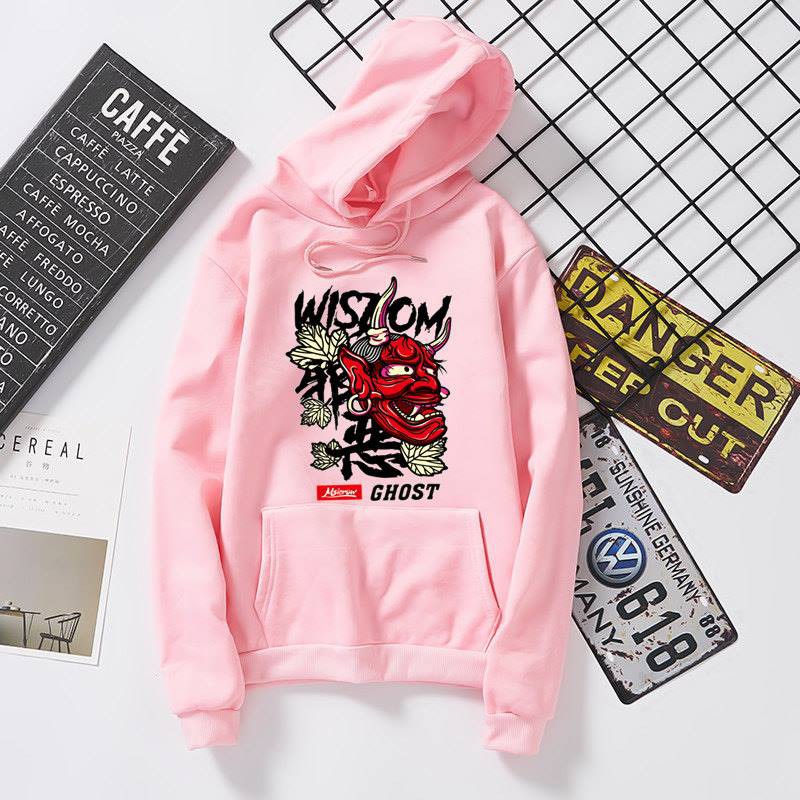 Áo Hoodie Unisex Dài Tay Phong Cách Nhật Bản Harajuku Dành Cho Cặp Đôi | BigBuy360 - bigbuy360.vn