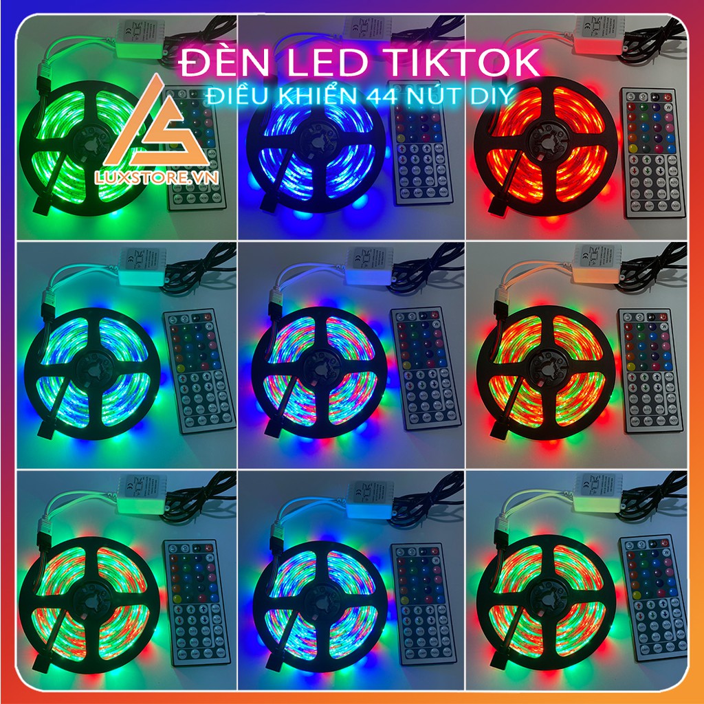 ĐÈN LED TIKTOK CUỘN 5M RGB TRANG TRÍ DECOR | BigBuy360 - bigbuy360.vn