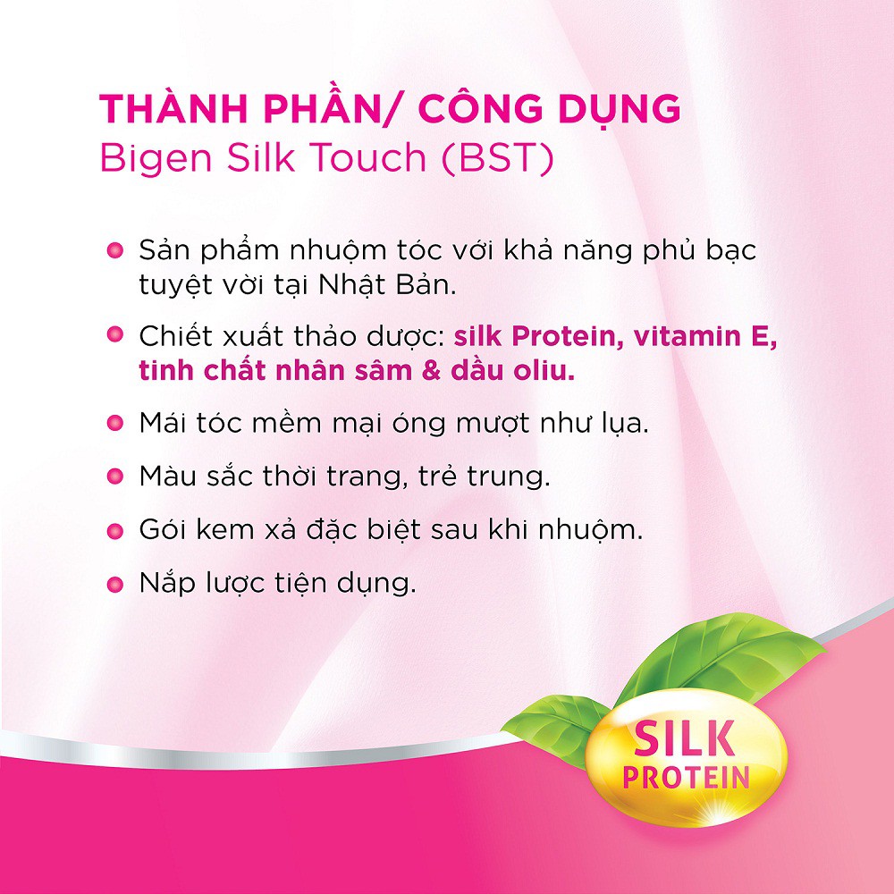 Thuốc Nhuộm Tóc 3N Nâu Đen Bigen Silk Touch Cream Color BST Chính Hãng. shop 99K cung cấp và bảo trợ.