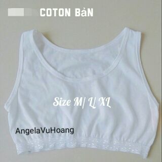 Áo lá học sinh cotton 100%