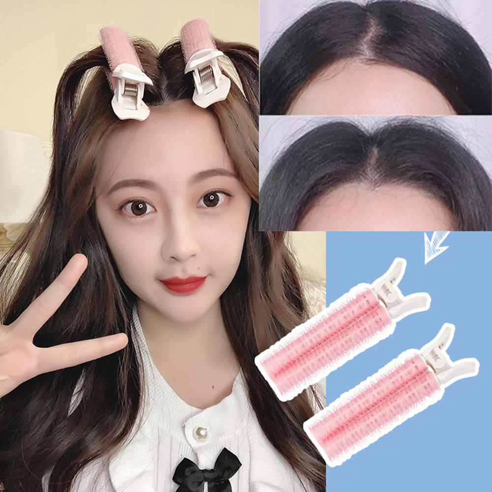 Kẹp Tóc Mái Bồng Bềnh Màu Hồng Xinh Xắn Cho Nữ