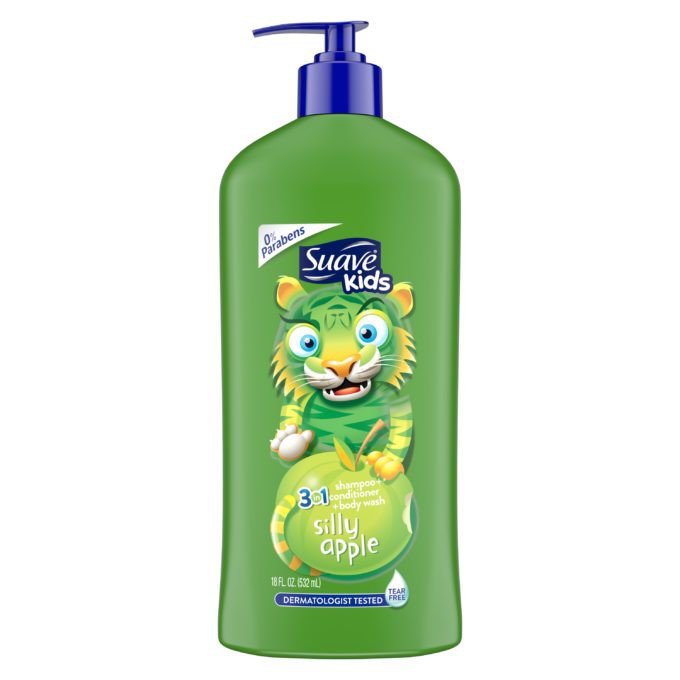 Sữa tắm gội 3 in 1 SUAVE KID Chai 532ml ( Sự lựa chọn số 1 tại MỸ)