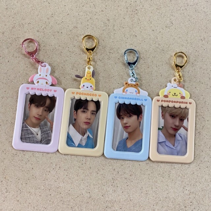 KEYRING CARD HOLDER SANRIO HÀN QUỐC MÓC KHOÁ ĐỰNG ẢNH THẦN TƯỢNG
