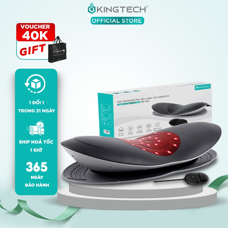 Máy Massage Trị Liệu Lưng, Hông, Eo Cao Cấp KINGTECH KB-920 - Chuyên Sâu Thắt Lưng, Cột Sống - Bảo Hành 12 tháng